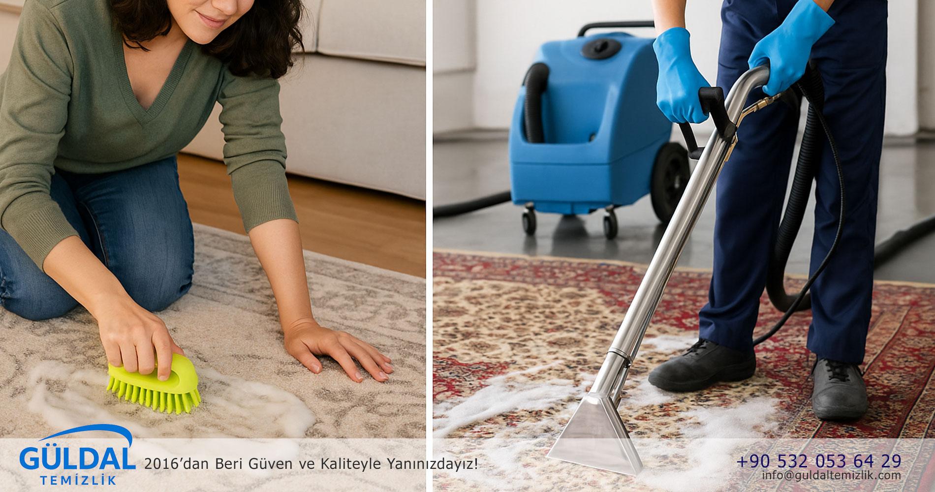 Evde Halı Yıkama ile Halı Yıkama Merkezleri Arasındaki Farklar
