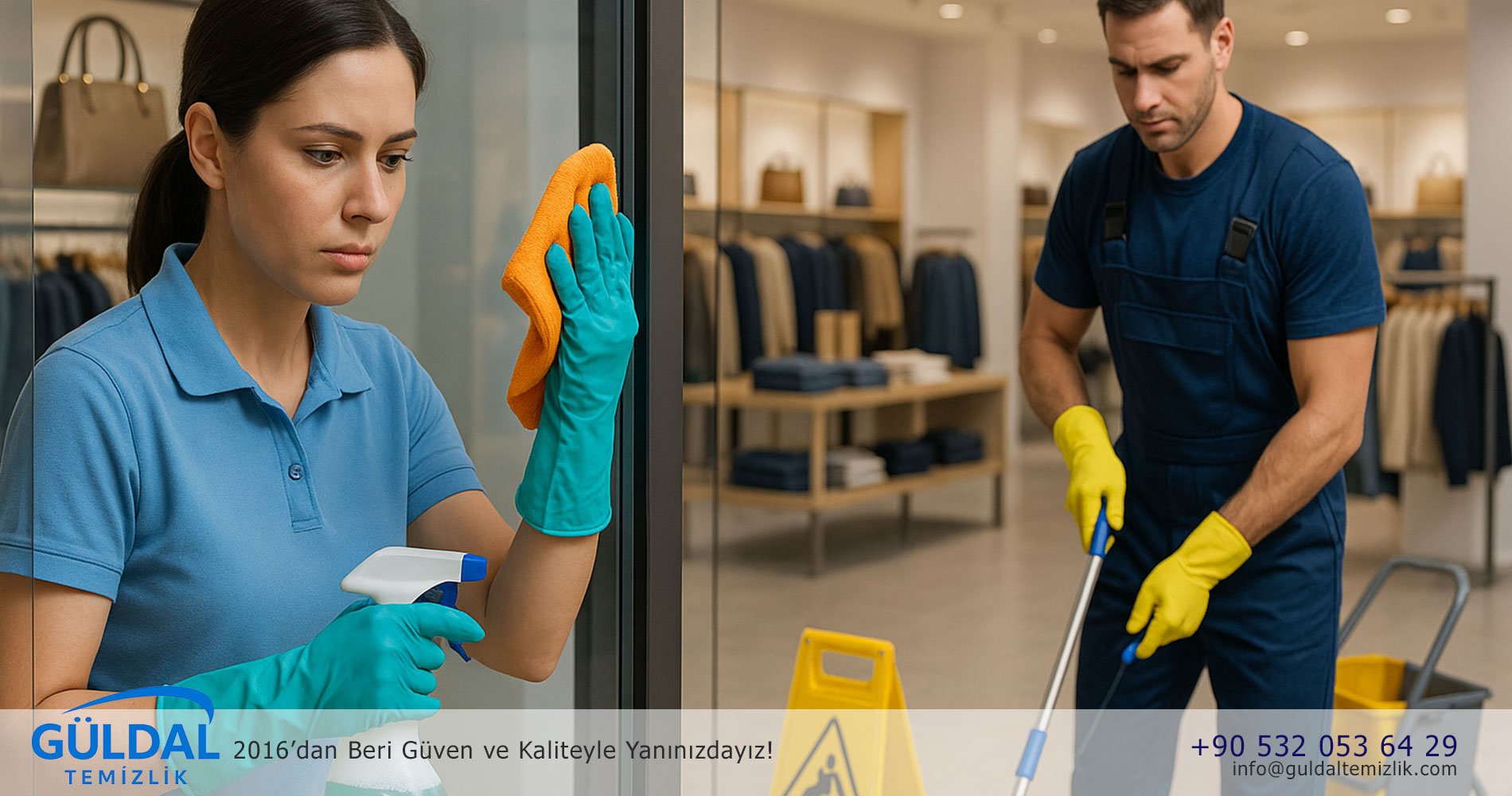 Mağaza Temizlik Hizmetleri ile Vitrin, Zemin ve Genel Hijyen İpuçları