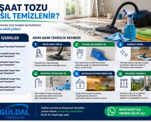 İnşaat Tozu Nasıl Temizlenir.
