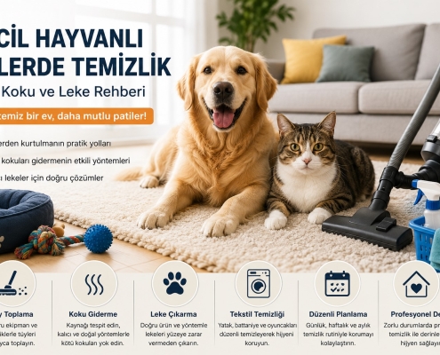 Evcil Hayvanlı Evlerde Temizlik Nasıl Yapılır? Tüy, Leke Rehberi