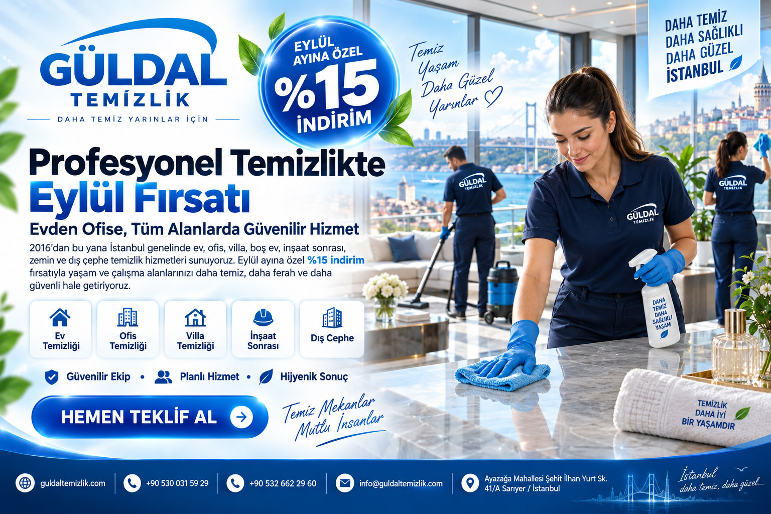 Güldal Temizlik Bahar Kampanyası